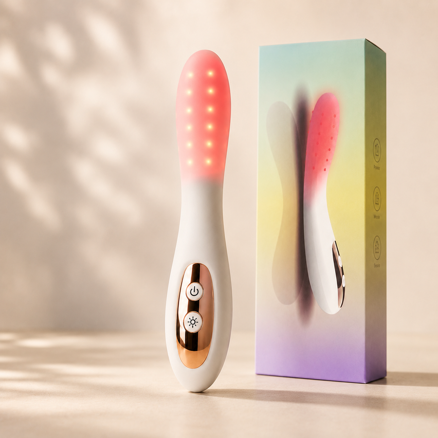 Nova device with targeted, easy, soothing, and comfort feature overview