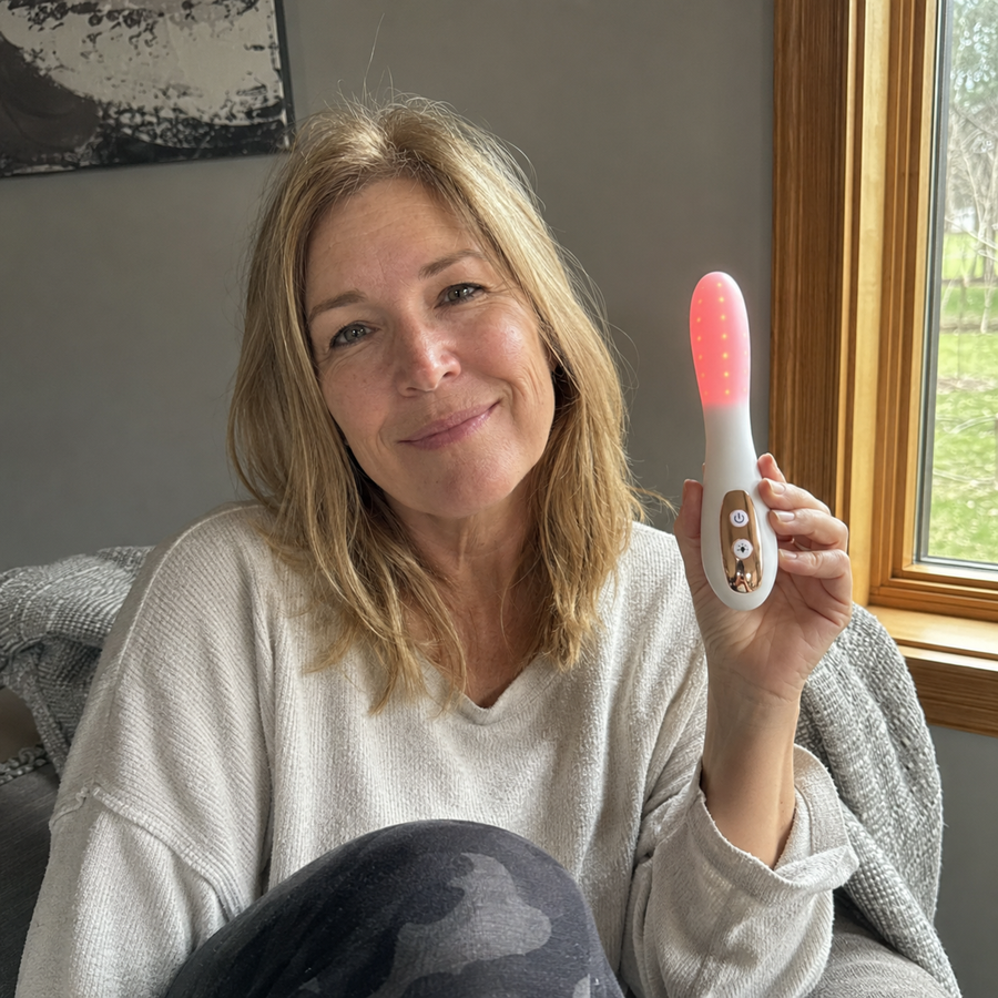 Woman beginning her private Nova routine at home
